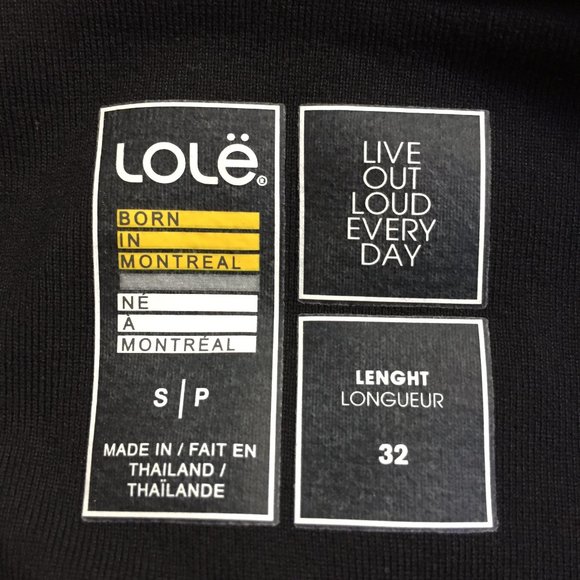 Lolë Livy Straight Joga Pants - Black- Small - Picture 3 of 6